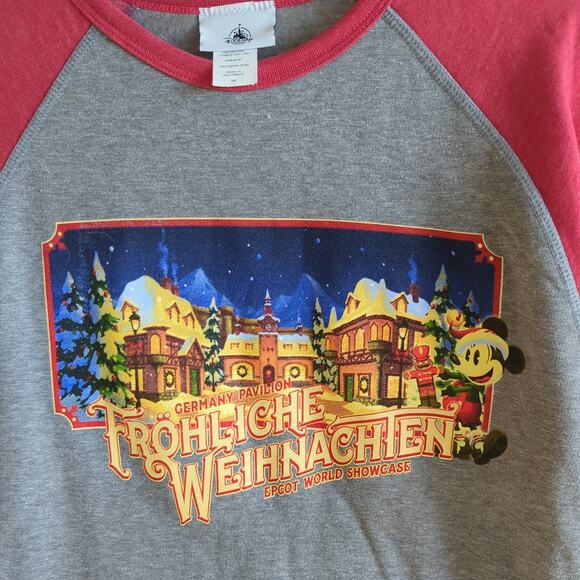 RARE 2019 Disney Parks EPCOT Germany Mickey Sweatshirt Sm - Picture 2 of 4